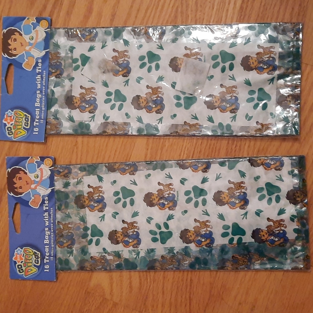 NEW Go Diego Go 32 treat bags party supplies favor bags